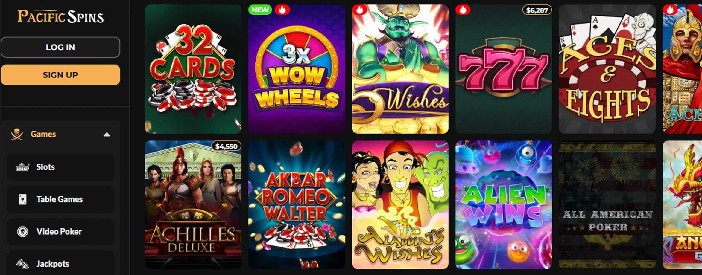 Pacific Spins Casino